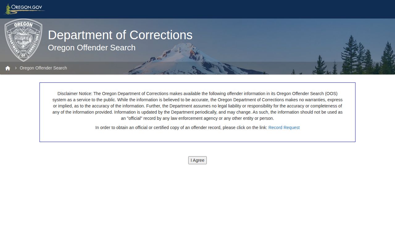 Oregon offender search for Washington County released inmates